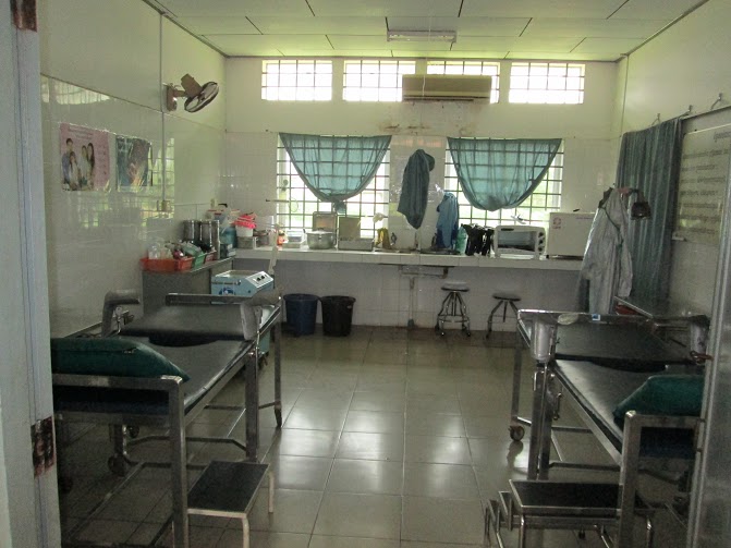 inside medical hospital room cambodia