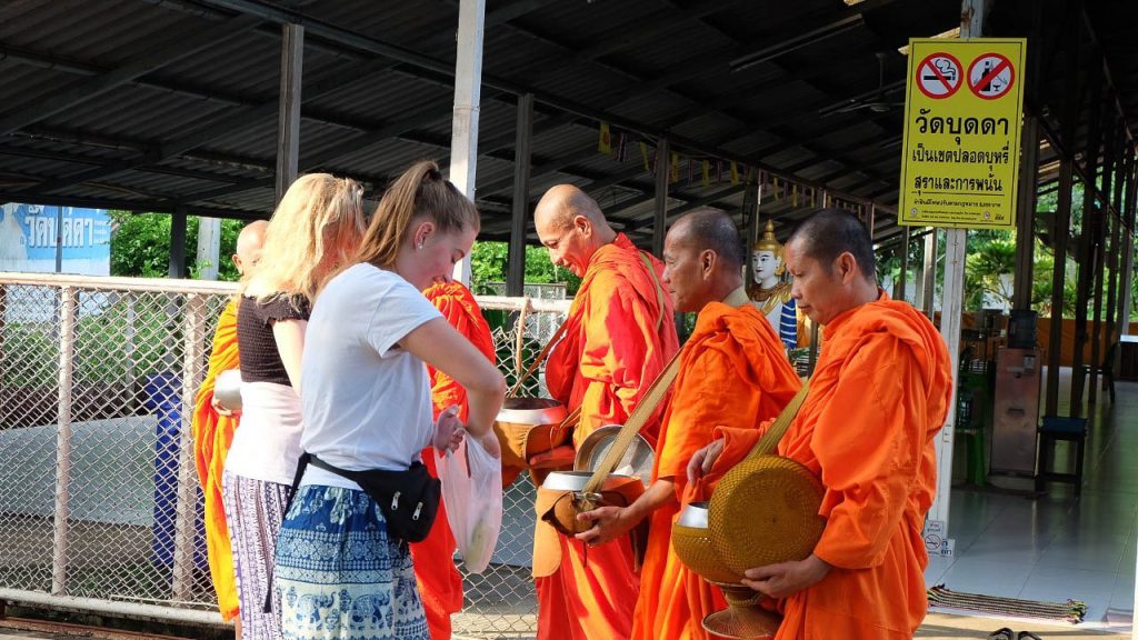 _Monks collecting alms-