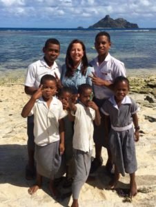 Remote island teaching Fiji