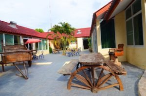 communal areas for volunteers to mingle and talk