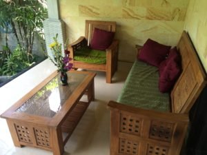 outdoor area sitting