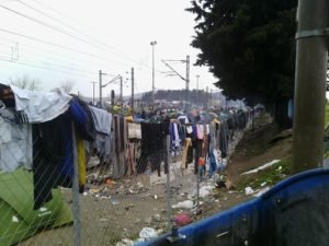 refugee camp in greece
