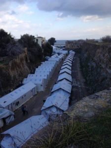 example refugee camp greece