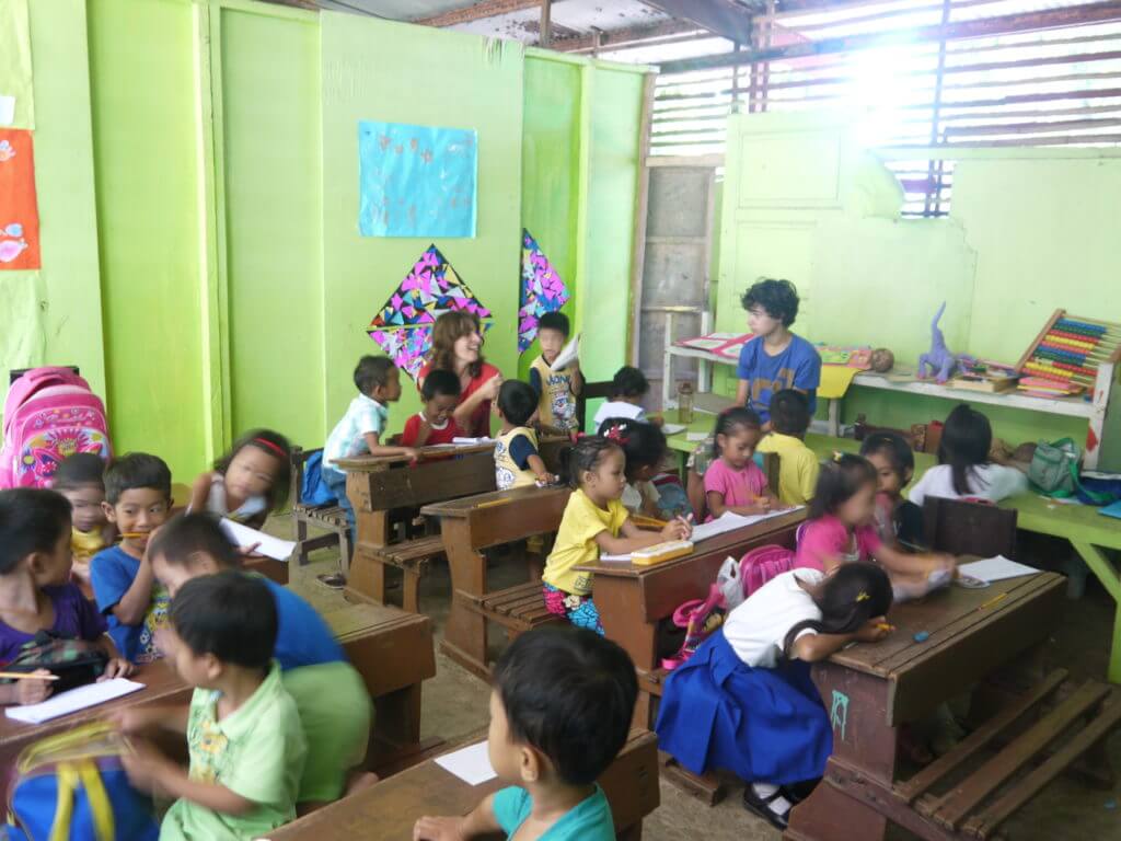 a typical classroom in palwan philippines