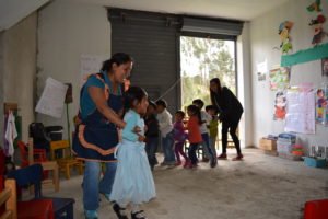 playing the snake game