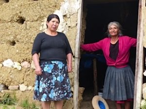 village residents in peru
