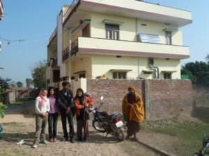 our accommodation in bodhgaya