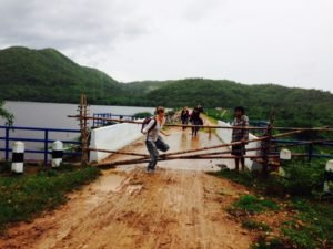 Commuting to the placement in thailand