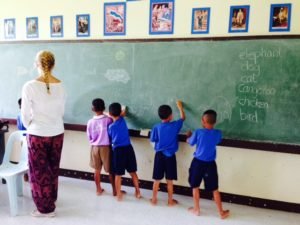 teaching in thailand in the hill tribes
