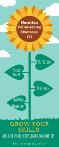Volunteering In nutrition programs overseas