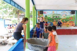 refurbishing the local primary school in singburi