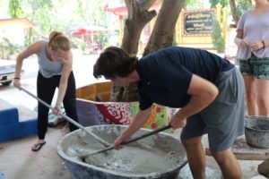 community construction in thailand for volunteers