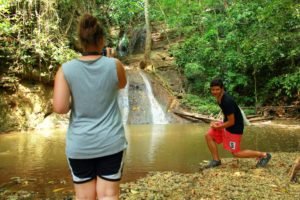 treking through the jungle