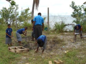 morning ritual on the island