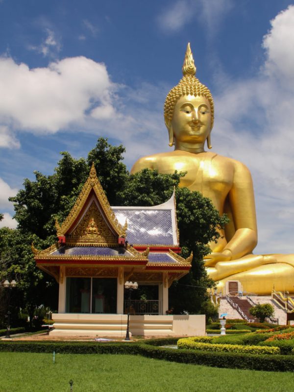 The golden buddha in thailand