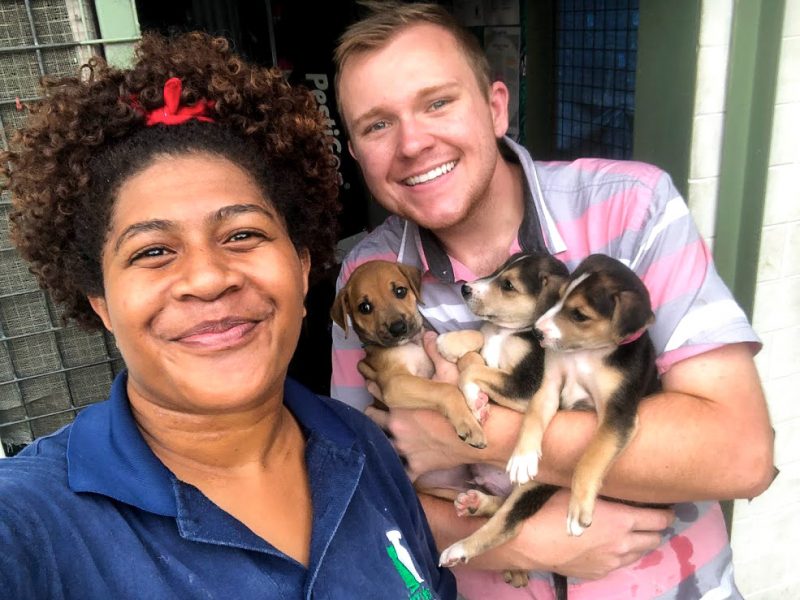Fiji animal shelter volunteer