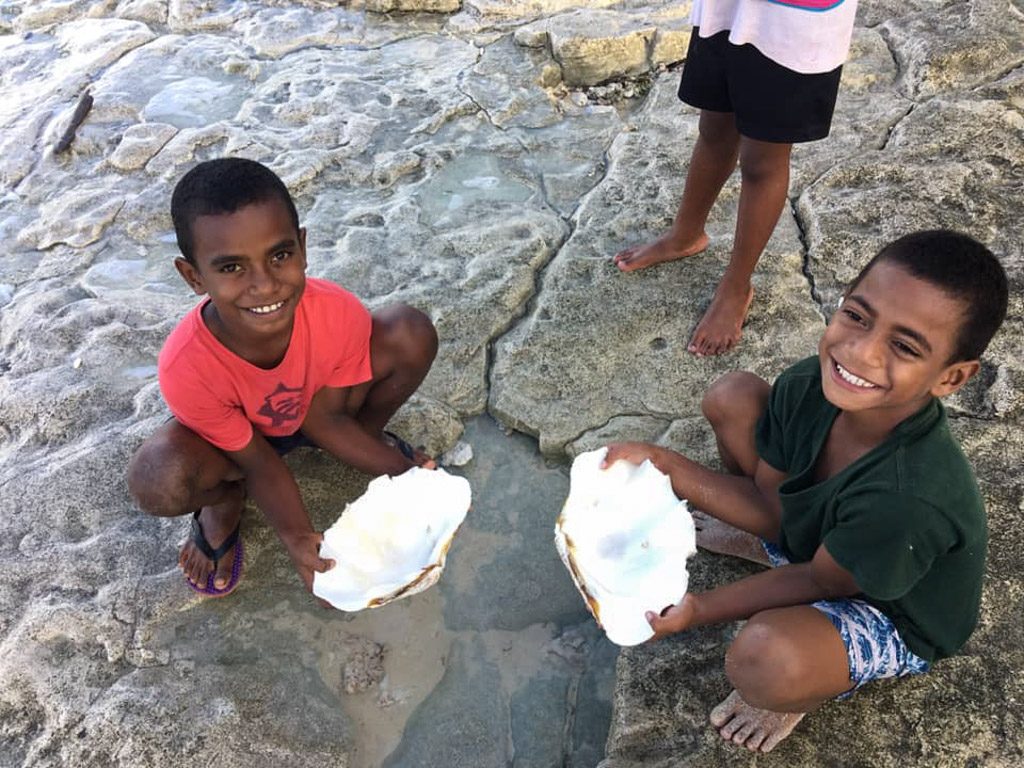 Fiji kids playing