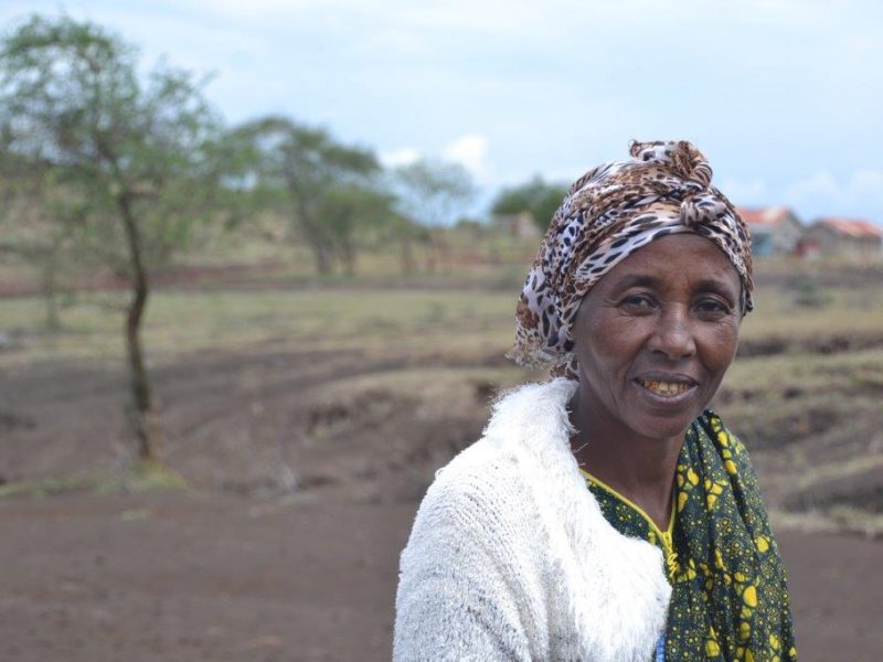 smiling woman in Tanzania