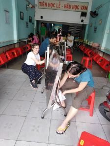 Cleaning the food shop (2)
