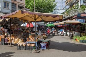 Local market stall