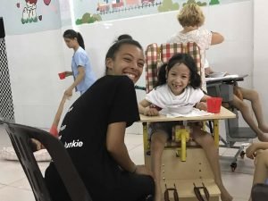 Participant feeding a child (1)