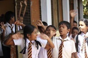 Primary school children Sri Lanka