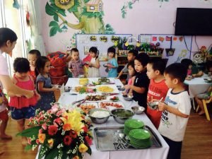 Students during lunch time-Phan Thiet