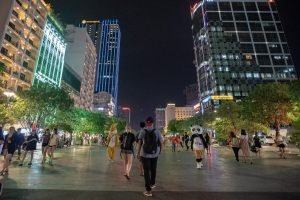 Walking street in the centre