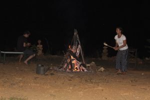 bonfire on the beach