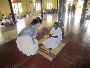 greeting locals- community project