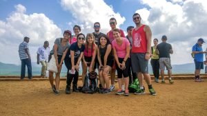 group on Sri Lanka Trekking week
