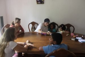 helping kids with their work