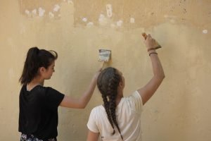 sanding on Sri Lanka renovation project