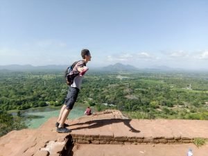 standing on top of viewpoint