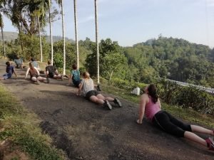 yoga outside