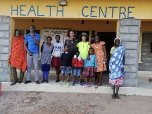 _Group photo at health centre