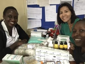 Group photo of participant with public health officer