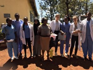 Group photo of participant with public health officer