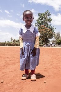 Photo of a student at break time