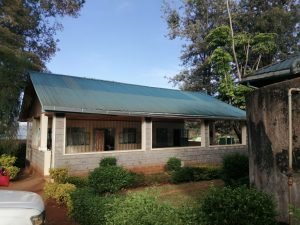 The building of hospital