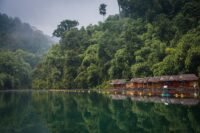 floating bungalows thailand