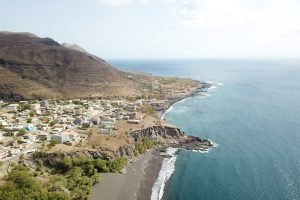 top view beach