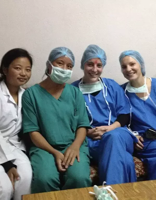 vollies in scrubs