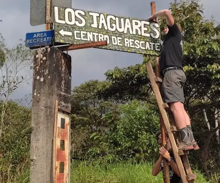 putting-up-sign-Los-jaguares-1