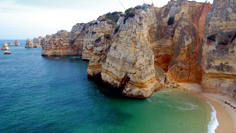 Beach from above