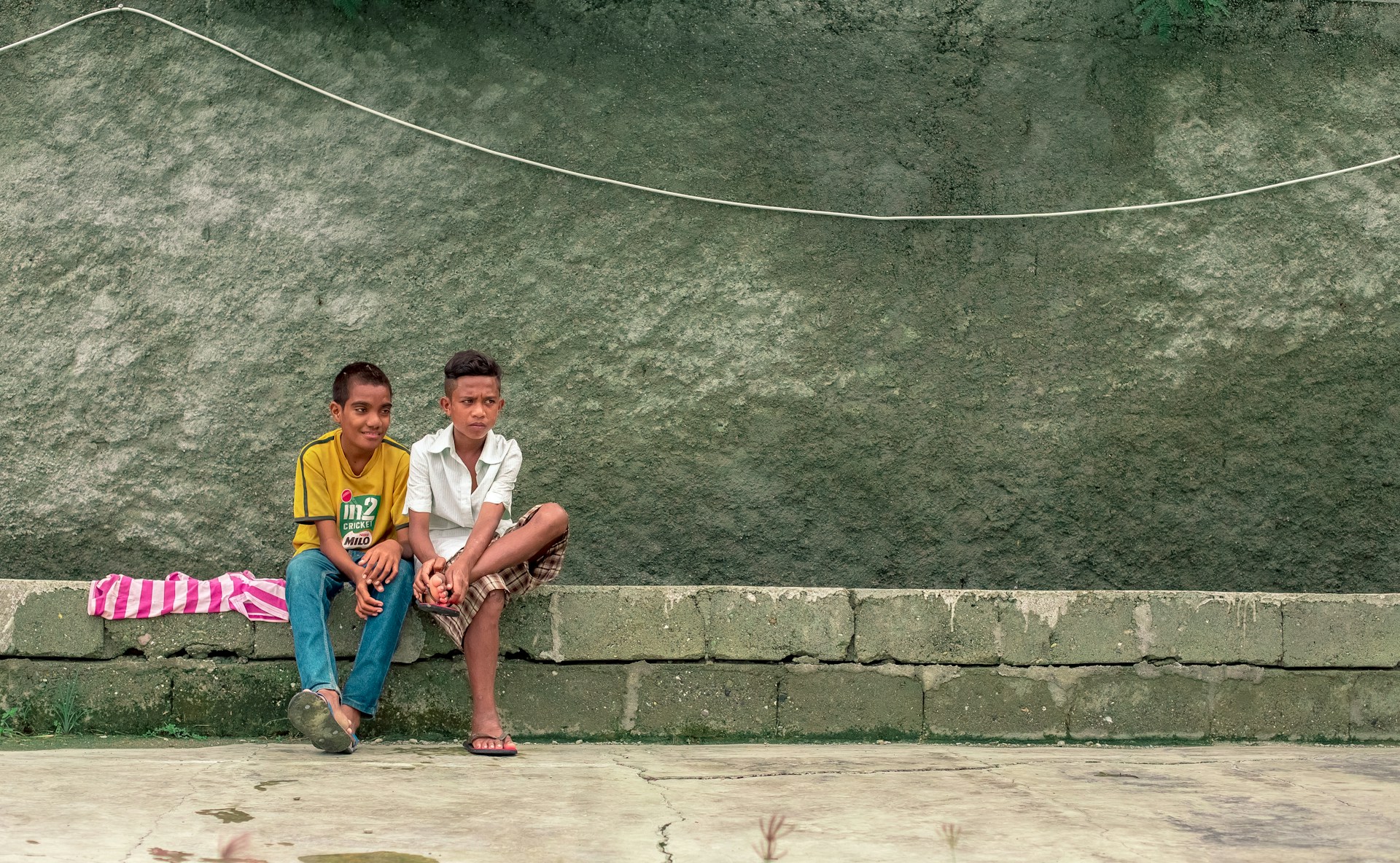boys in Timor