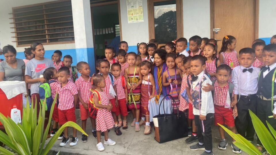 kindy students Timor Leste