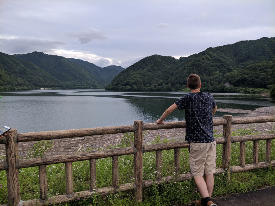 View onto Otaki lake