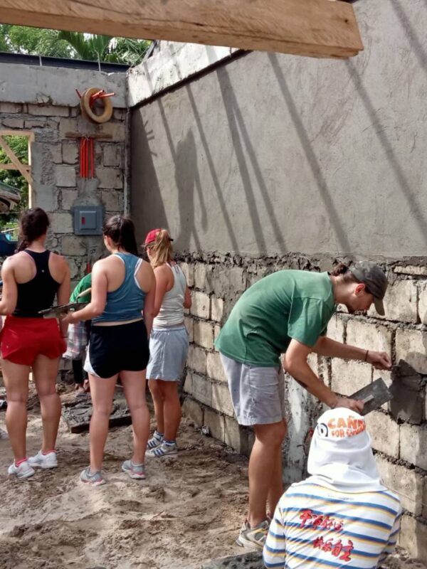 cementing walls