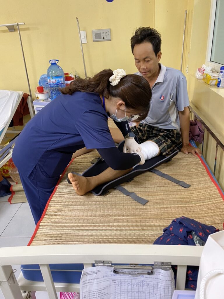 helping patient